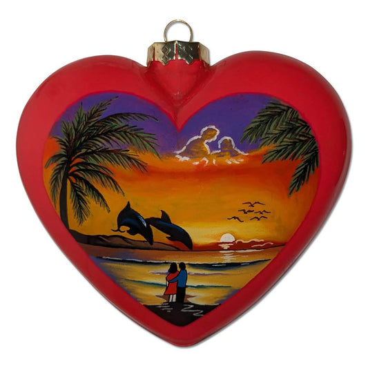 Aloha is Love Hawaiian Christmas Ornament