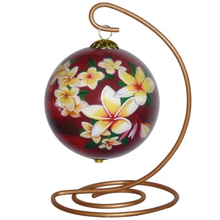 Hawaiian Christmas ornament on stand