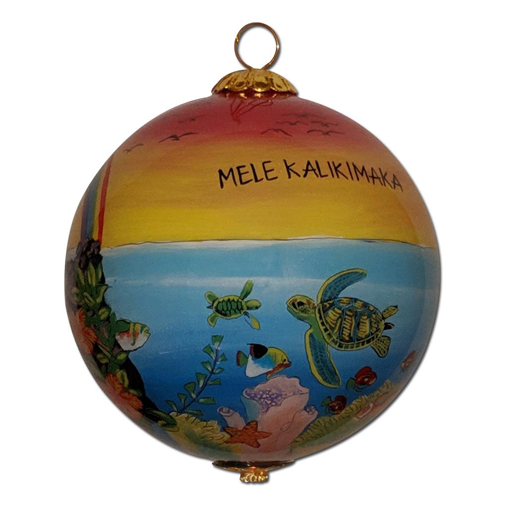 Hawaiian Christmas ornament Mele Kalikimaka