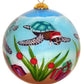 Turtle Christmas Hawaiian Ornament