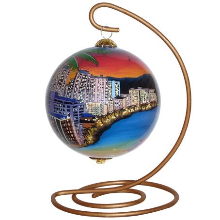 Waikiki Christmas Ornament