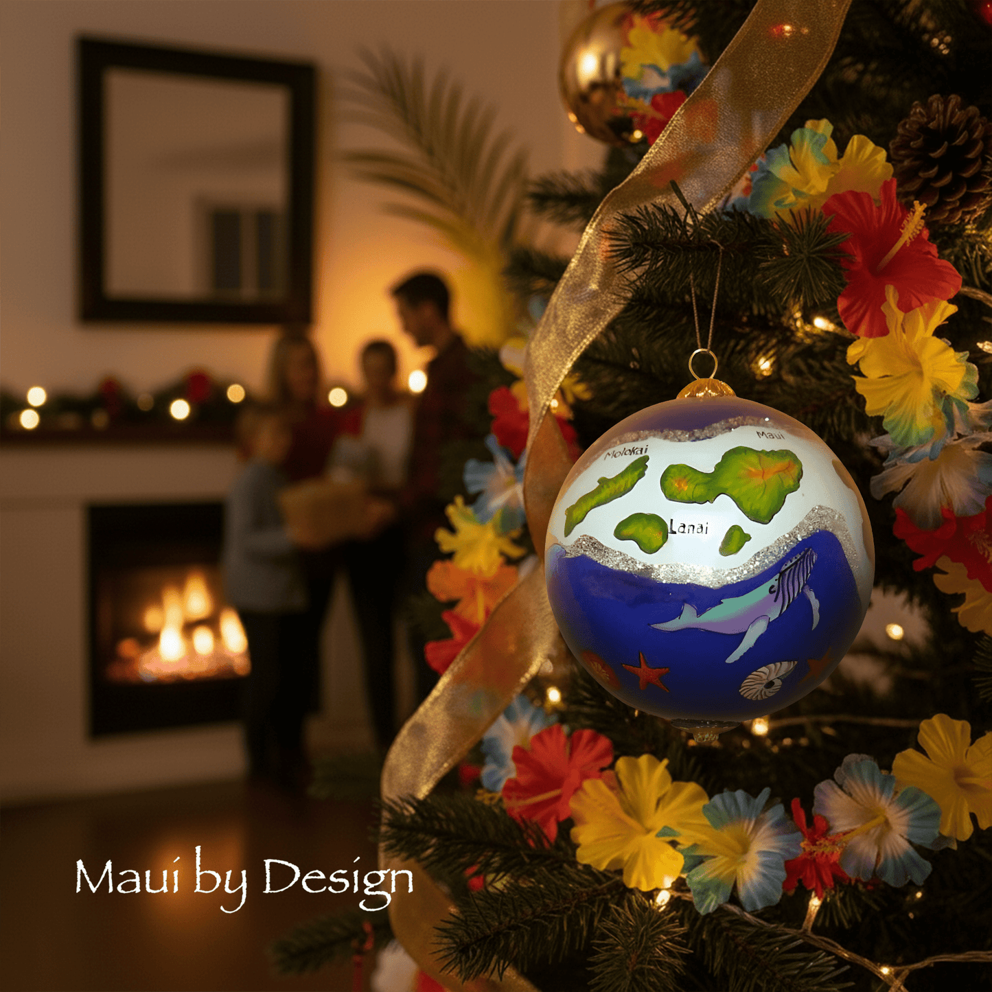 Hawaiian Islands Ornament