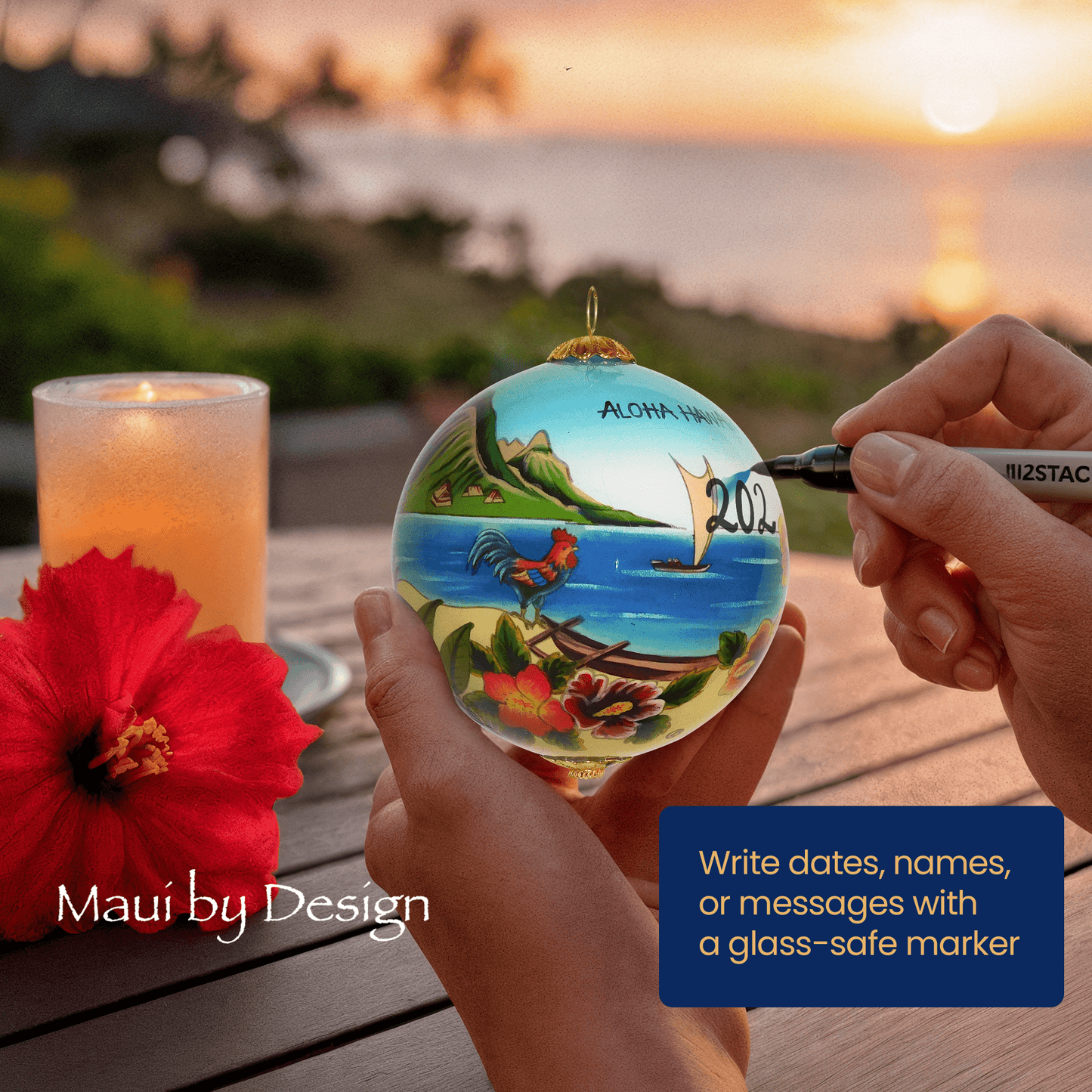 Scenic Old Hawaii Ornament