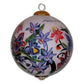 Beautiful Hawaii Christmas ornament hand painted with orchids