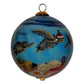 Hawaii ornament hand painted with honu sea turtles