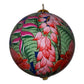 Pink Heliconia and Ginger Hawaiian Christmas Ornament