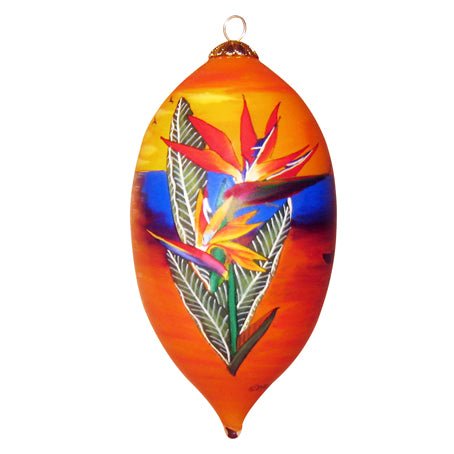 Sunset Bird of Paradise Hawaiian Ornament