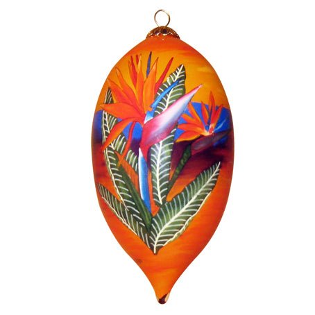 Sunset Bird of Paradise Hawaiian Ornament