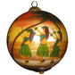 Sunset Hawaiian Hula Christmas Ornament
