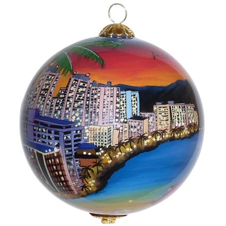 Waikiki Christmas Ornament